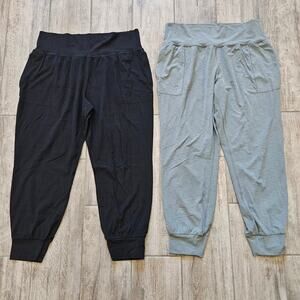 Athleta Salutation Jogger Powervita Lot of 2 Women’s XL Soft Lounge Pant Comfort